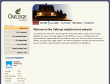 Tablet Screenshot of oakleigh-online.org